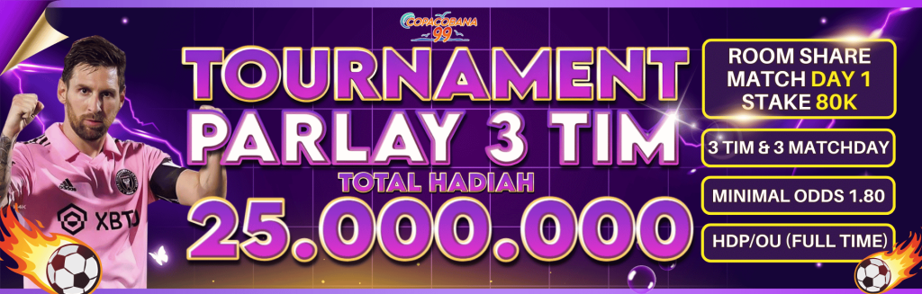 turnamen parlay 3 tim